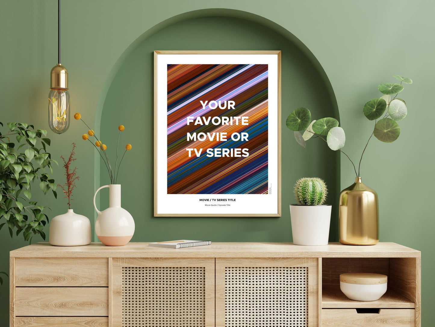 O Teu Póster Personalizado de Filme ou Episódio de Série de TV