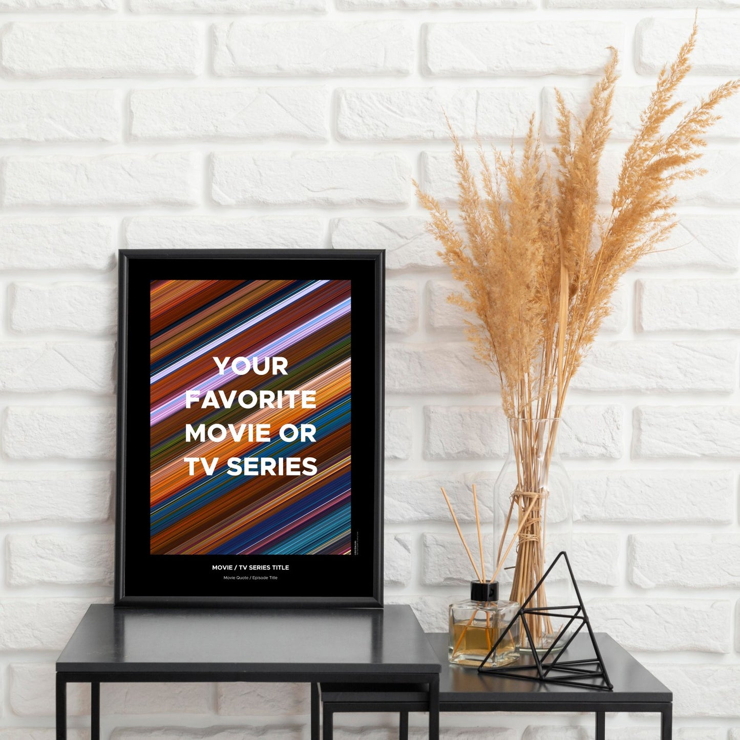 O Teu Póster Personalizado de Filme ou Episódio de Série de TV