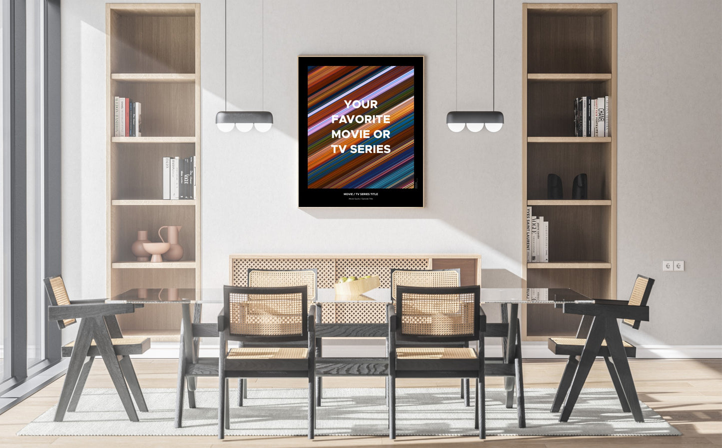 O Teu Póster Personalizado de Filme ou Episódio de Série de TV