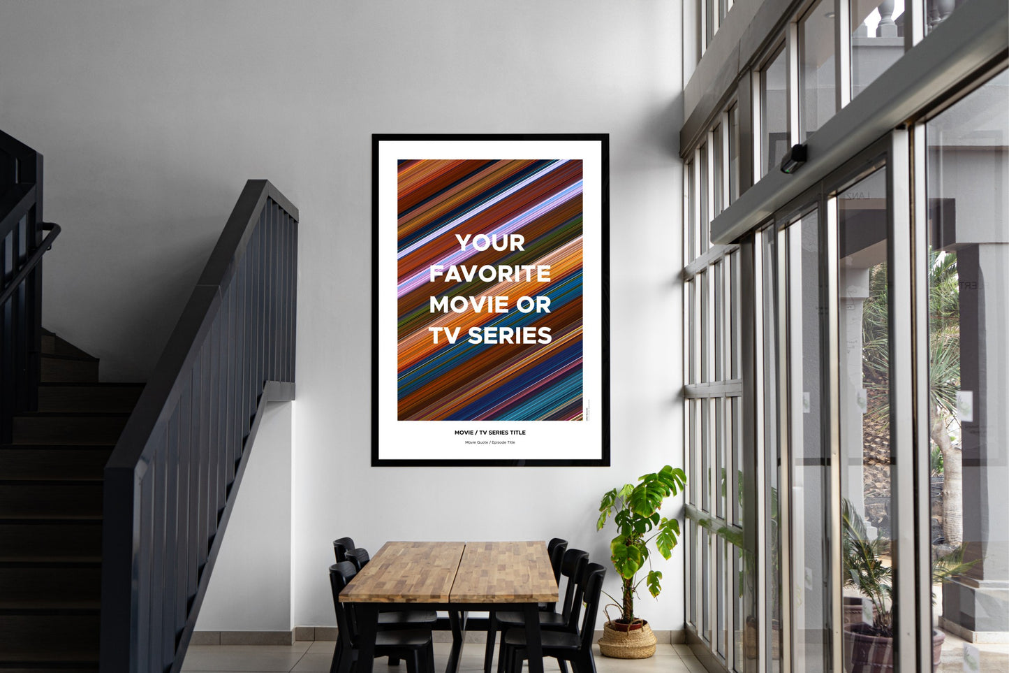O Teu Póster Personalizado de Filme ou Episódio de Série de TV