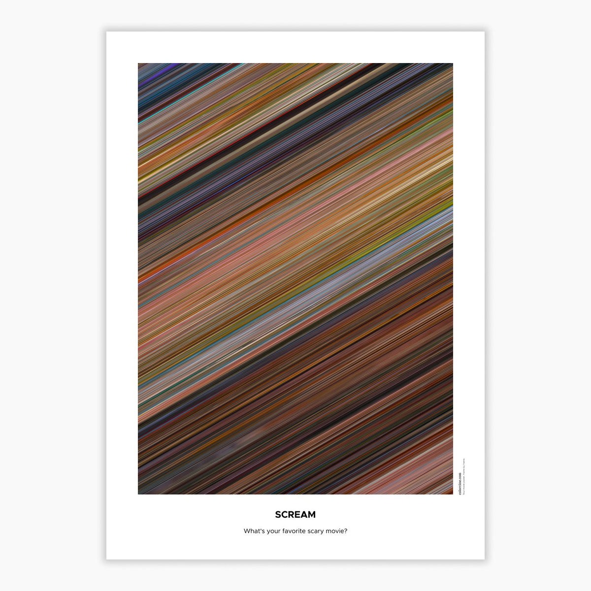 Scream — ColorCine Poster Frame #01
